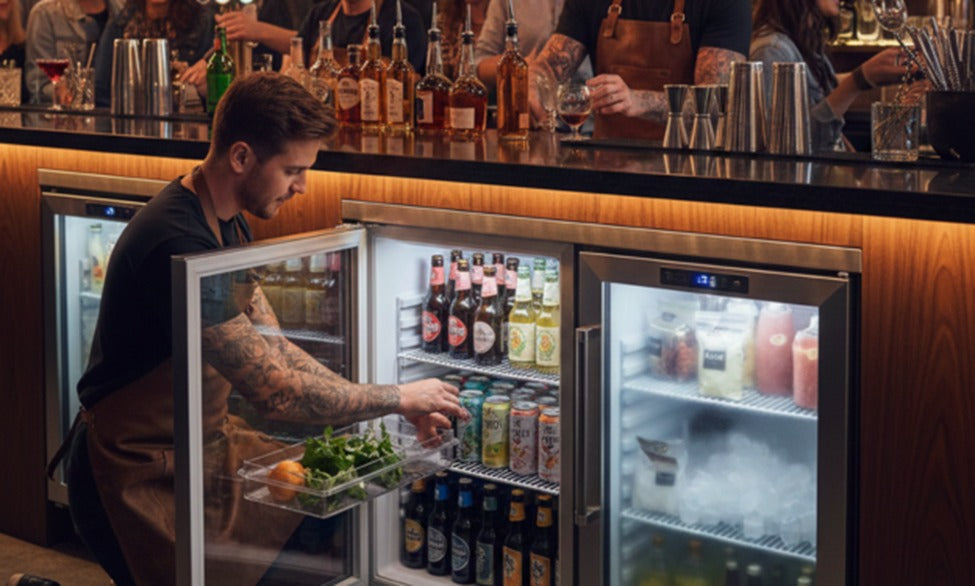 How to choose the right size undercounter fridge for a bar setup?