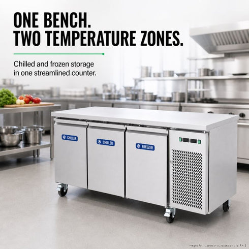 Thermaster Dual-Temperature GN Counter Refrigerator – GN3100DT