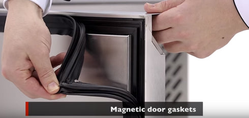 Atosa 2 Solid Doors Undercounter Bench Freezer Stainless Steel - EPF3462