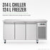 Thermaster Dual-Temperature GN Counter Refrigerator – GN3100DT