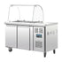 Polar U-Series Double Door Refrigerated Gastronorm Saladette Counter CT393-A