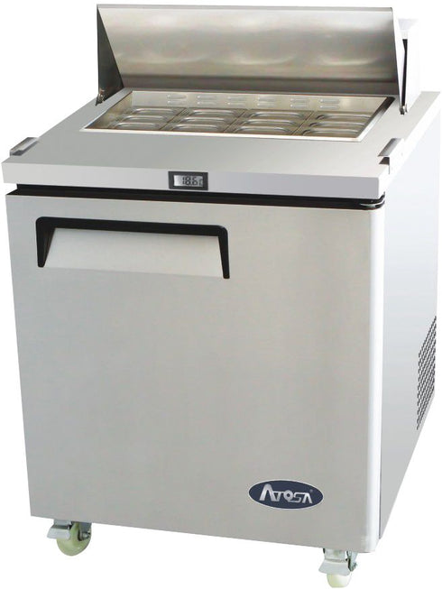 Atosa Sandwich Prep Table 1 Door Refrigerator 202.4L - MSF8301