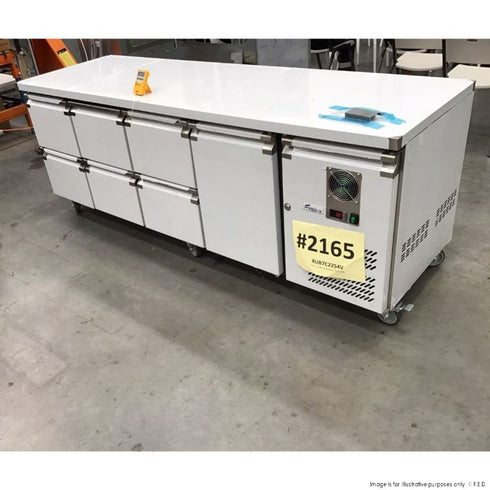 Ex-Showroom: FED-X S/S Four Door Bench Fridge - XUB7C22S4V-NSW2165