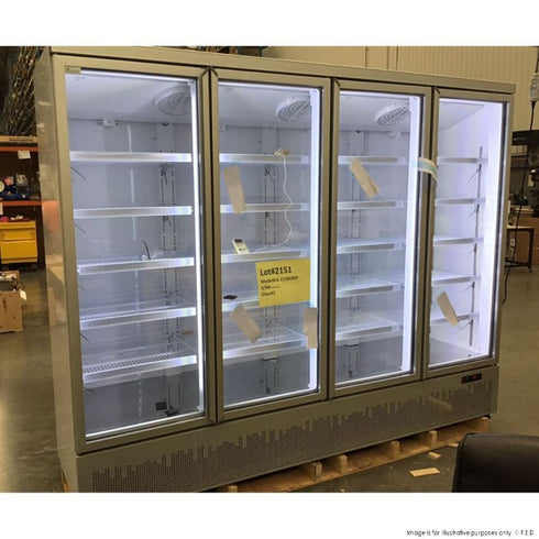 2NDs: Thermaster Four Door Supermarket Fridge - LG-2200GBM - NSW2151