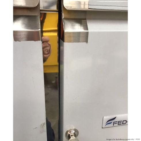 2NDs: FED-X S/S Three Door Bench Fridge - XUB7C18S3V-NSW2077