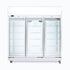 Bromic Flat Glass Triple Door 1507L LED Upright Display Freezer - UF1500LF