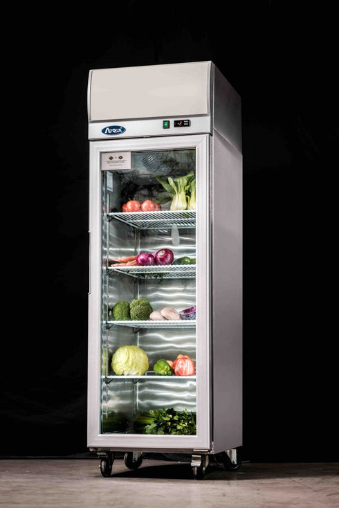Atosa Stainless Steel Single Door Display Refrigerator 410 Litres - YCF9401
