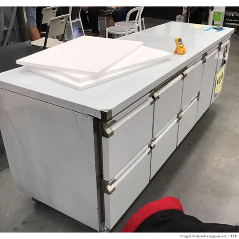 Ex-Showroom: FED-X S/S Four Door Bench Fridge - XUB7C22S4V-NSW2165