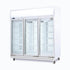 Bromic Flat Glass Triple Door 1507L LED Upright Display Freezer - UF1500LF