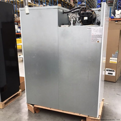 2NDs: FED-X S/S Two Full Glass Door Upright Freezer - XURF1410G2V-NSW2162