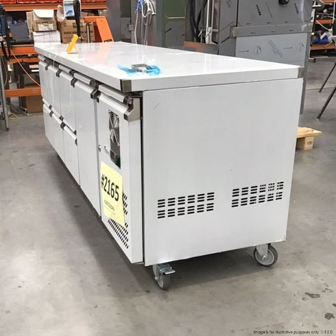 Ex-Showroom: FED-X S/S Four Door Bench Fridge - XUB7C22S4V-NSW2165