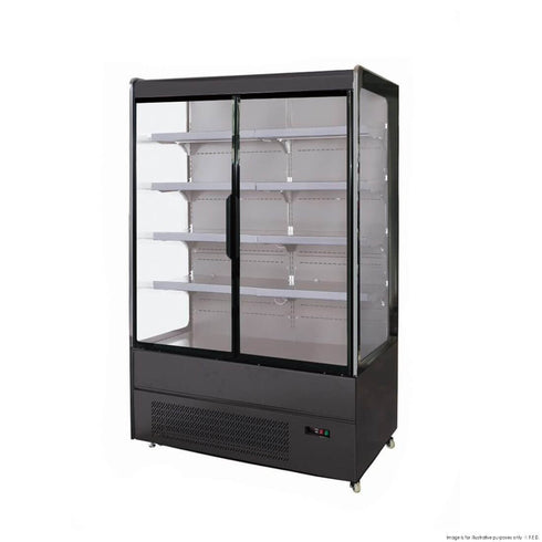 Ex-Showroom Bonvue 4 Shelves Open Chiller with Tempered Glass Doors - OD-2080P NSW1180 (Sydney Clearance)