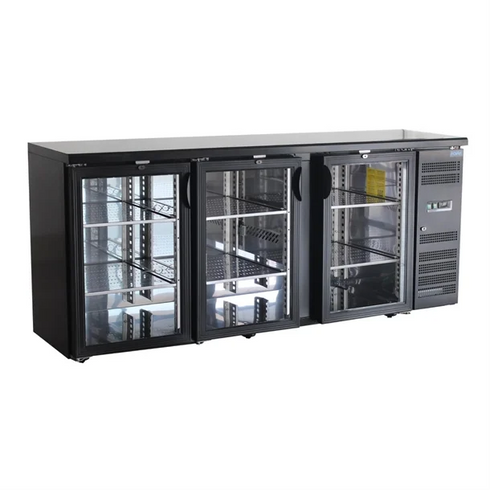 Polar U-Series Back Bar Cooler 3 door Display UA022-A