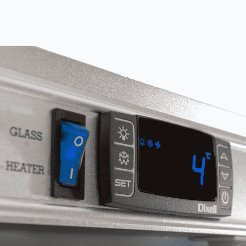 Bromic Flat Glass Door 1507L LED Upright Display Chiller - GD1500LF