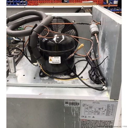 2NDs: FED-X S/S Two Full Glass Door Upright Freezer - XURF1410G2V-NSW2162