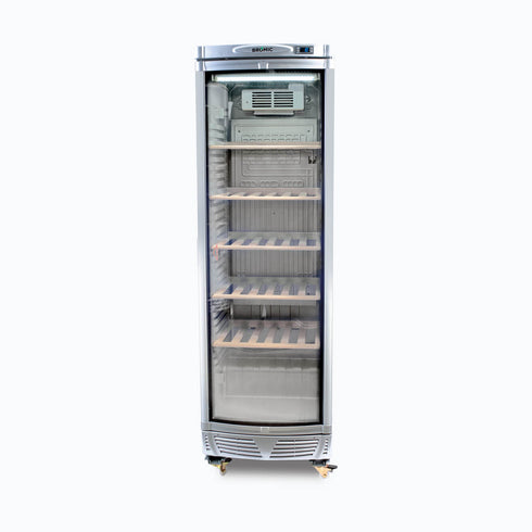 Bromic Curved Glass Door Wine Fridge 372L - WC0400C-NR
