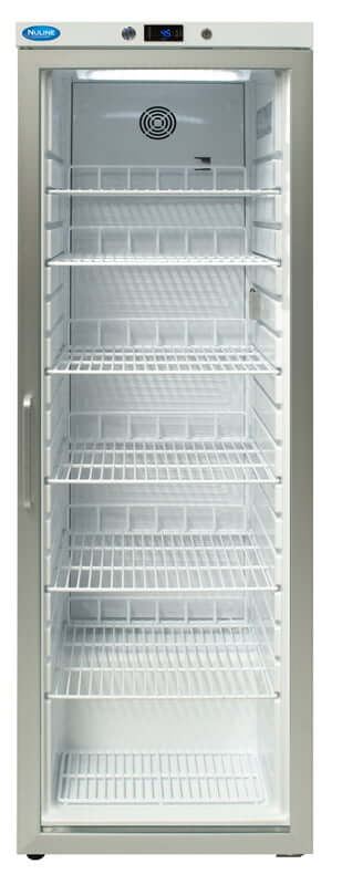 Nuline Pharmacy Refrigerator Glass Door HR400G