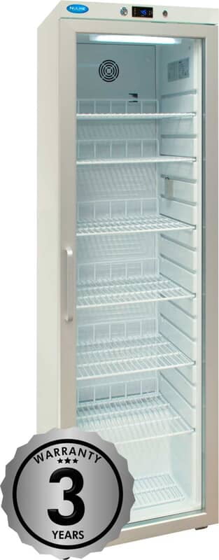 Nuline Pharmacy Refrigerator Glass Door HR400G