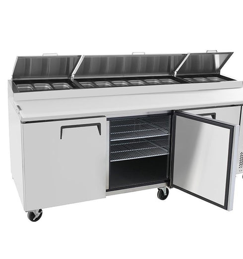 Atosa Pizza Prep Table 3 Door Refrigerator 804L - MPF8203