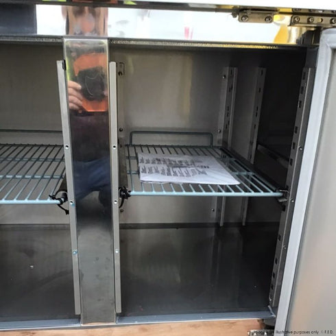 2NDs: FED-X S/S Three Door Bench Fridge - XUB7C18S3V-NSW2077