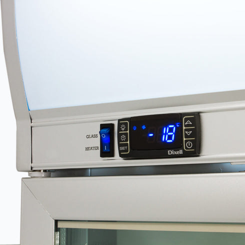 Bromic Flat Glass Triple Door 1507L LED Upright Display Freezer - UF1500LF