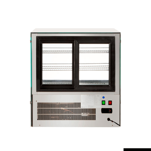 Bonvue Countertop Square Glass Cold Food Display - GN-660RT