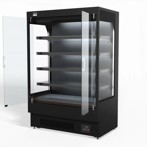 AG Supermarket Multi Deck Showcase 2 door Glass Fridge 1315mm - MSD1300