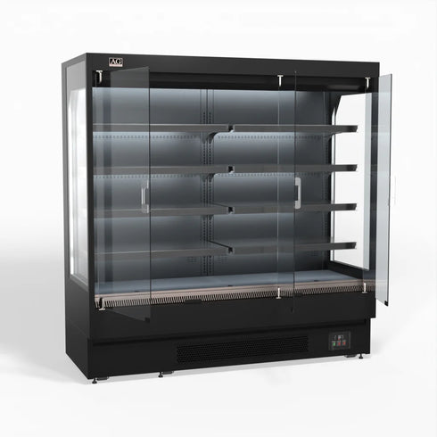 AG Supermarket Multi Deck Showcase 3 door Glass Fridge 1940mm - MSD2000