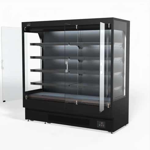 AG Supermarket Multi Deck Showcase 3 door Glass Fridge 1940mm - MSD2000