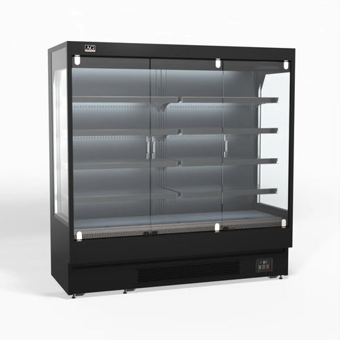 AG Supermarket Multi Deck Showcase 3 door Glass Fridge 1940mm - MSD2000