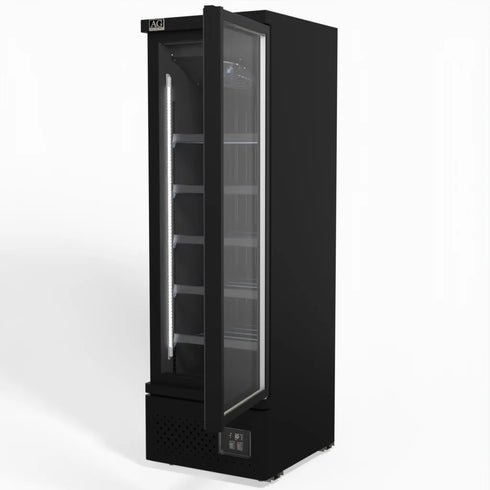 AG Supermarket Single Glass Door Upright Display Freezer 450 Litre - FSB450