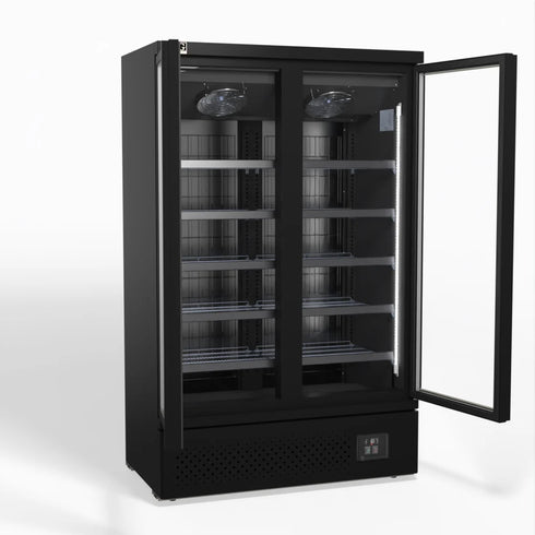 AG Supermarket Two Glass Doors Display Fridge 1000 Litre - CSB1000