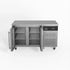 AG Two Door Commercial Glass Door Worktop / Under Bench Display Fridge 700mm Depth - GNX2100TNG