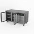 AG Two Door Commercial Glass Door Worktop / Under Bench Display Fridge 700mm Depth - GNX2100TNG