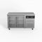 AG Two Door Commercial Glass Door Worktop / Under Bench Display Fridge 700mm Depth - GNX2100TNG