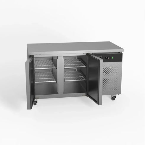 AG Two Door Commercial Worktop / Under Bench Freezer 700mm Depth GNX2100BT