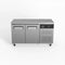 AG Two Door Commercial Worktop / Under Bench Fridge 700mm Depth - GNX2100TN