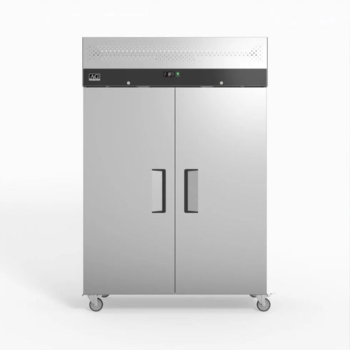 AG Upright Double Stainless Steel Door Fridge 1000L - GNX1000TN