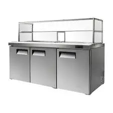 Atosa 3 Door Sandwich Bar With Glass Canopy 1846mm MSF8304G