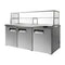 Atosa 3 Door Sandwich Bar With Glass Canopy 1846mm MSF8304G