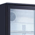 AG 477L Upright Double Glass Door Display / Backbar Fridge - Black - B500G