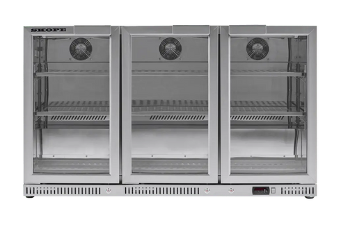 SKOPE Ascend 3 Glass Door Bar Cooler - BC.3.GSW