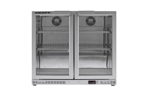 SKOPE Ascend 2 Glass Door Bar Cooler - BC.2.GSW