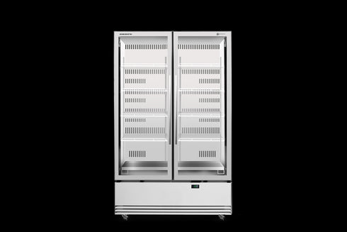 SKOPE 2 Glass Door Display or Storage Fridge- BME1200N-A
