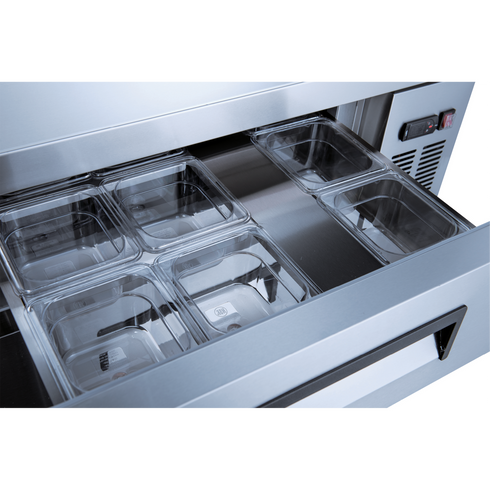 Exquisite Chef Base Underbench Storage Drawers Refrigerators - CB48D2