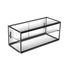 Exquisite Two Tiers Flat Glass Ambient Cake Display - CD120