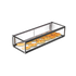 Exquisite Single Tier Flat Glass Ambient Cake Display - CD48