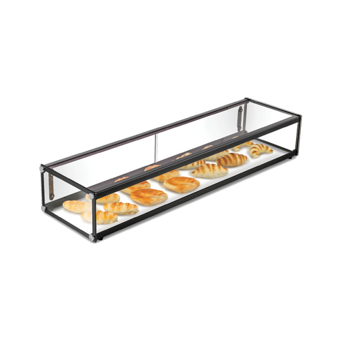 Exquisite Single Tier Flat Glass Ambient Cake Display - CD68