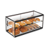Exquisite Two Tiers Flat Glass Ambient Cake Display - CD90