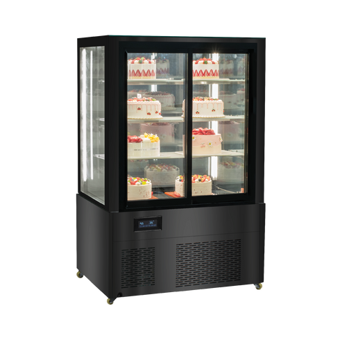 Exquisite Three Tiers Cake Display Refrigerators – Mirror Display - CDM309